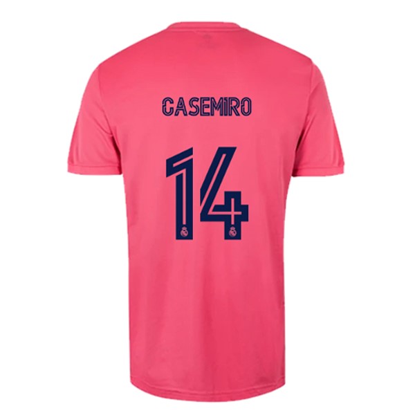 Camiseta Real Madrid 2ª Kit NO.14 Casemiro 2020 2021 Rosa